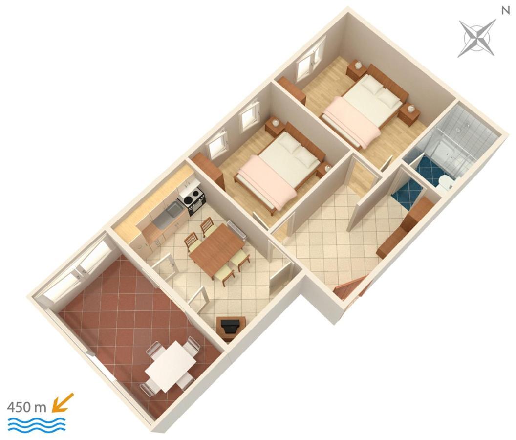 Family Friendly Apartments With A Swimming Pool Povljana, Pag - 244 Kültér fotó